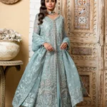 Regal Bloom Organza Jacket Lehenga Ensemble