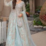 Katan Silk Maxi with Chiffon Silk Net Overlay