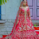 Crimson Royale Zardozi Bridal Lehenga Set