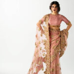Ethereal Bloom Net Saree