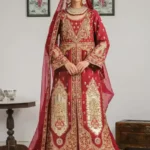 Crimson Royal Bridal Lehenga Ensemble