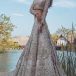Radiant Silver Embellished Lehenga Set