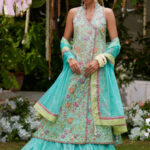 Ferozi Zareen Angarkha & Lehenga Set