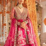 Blush Zardozi Angrakha Lehenga Ensemble