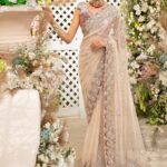 Ethereal Ivory Embellished Saree with Couture Blouse