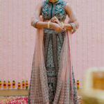 Green Raw Silk Bridal Lehenga Set