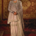 Ethereal Champagne Gharara Ensemble
