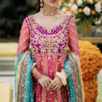 Gulnaar Kalidar – Pink & Coral Festive Ensemble