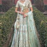 Del Naz – Mint Green Choli Lehnga Bridal Ensemble