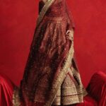 Maroon Sovereign Heirloom Bridal Ensemble