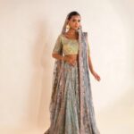 Radiant Ivory & Gold Heritage Bridal Pishwas