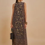 Noir Botanical Silk Ensemble