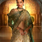 The Gilded Emerald Regal Lehenga