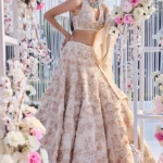 Blush Rose Garden 3D Embellished Lehenga Set