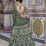 Emerald Gilded Heritage Lehenga Set