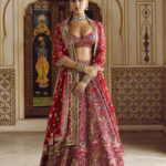 Imperial Ruby Botanical Garden Lehenga