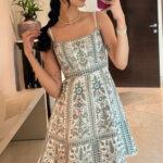 Ivory Botanical Heritage Mini Dress