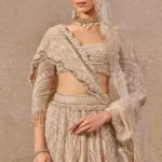 Ivory Regal Filigree Bridal Lehenga