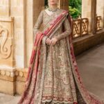 Radiant Vermillion Heritage Pishwas Set