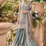 Golden Champagne Heritage Gharara Set