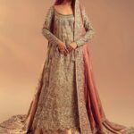 Imperial Gold Elongated Bridal Pishwas